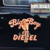Personalized Pin Up Girl Big Boy Diesel Sticker 11871