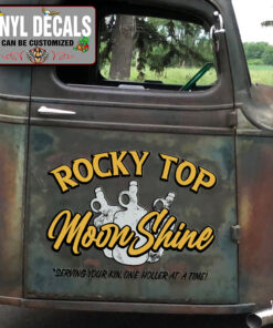 Rocky Top Moonshine Vinyl Sticker 10338