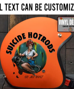 Personalized Pin Up Girl Nose Art Sticker 11842