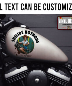 Personalized Pin Up Girl Nose Art Sticker 11842