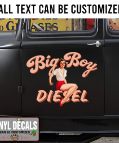 Personalized Pin Up Girl Sticker 11338