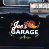 Personalized Pinstriping And Hot Rod Bird Lettering Vinyl Sticker 10566