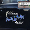 Personalized Pinstriping And Text Sticker 11647