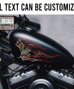 Tiki Pinstriping Sticker 11848