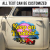 Vintage Keep On Trucking Sticker 11420
