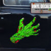 Zombie Hand Reach A Bold And Vivid Motorcycle Helmet Sticker 11798