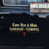 Personalized Pinstriping Garage Vinyl Sticker 10464
