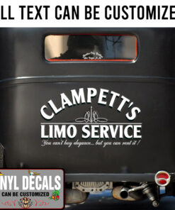 Personalized Pinstriping Garage Vinyl Sticker 10540