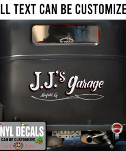 Personalized Pinstriping Hand Paint Vinyl Sticker 10386