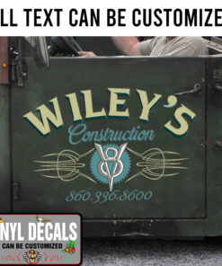 Personalized Pinstriping Hand Paint Vinyl Sticker 10393