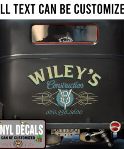 Personalized Pinstriping Hand Paint Vinyl Sticker 10393