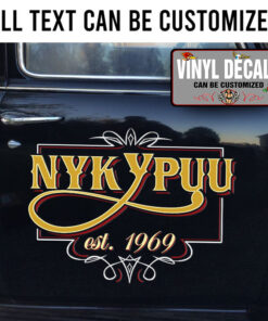 Personalized Pinstriping Hand Paint Vinyl Sticker 10562