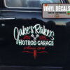 Personalized Pinstriping Hot Rod Company Sign Sticker 12003