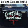 Personalized Pinstriping Hot Rod Garage Lettering Vinyl Sticker 10656