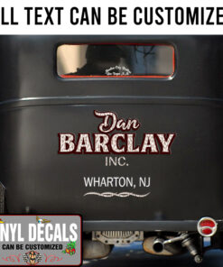 Personalized Pinstriping Lettering For Truck Vinyl Sticker 10644