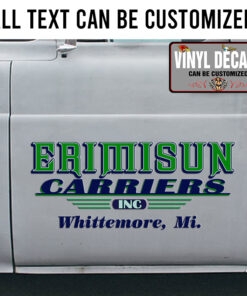 Personalized Pinstriping Lettering For Truck Vinyl Sticker 10709