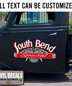 Personalized Pinstriping Lettering Hand Paint Vinyl Sticker 10351