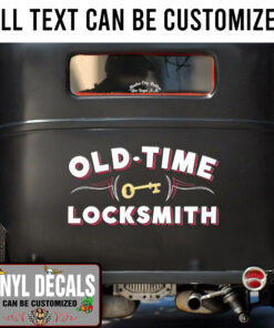 Personalized Pinstriping Lettering Hand Paint Vinyl Sticker 10432