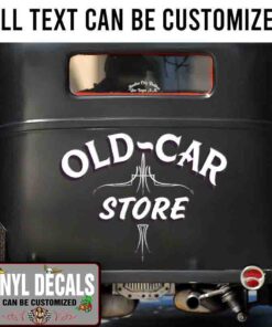 Personalized Pinstriping Lettering Hand Paint Vinyl Sticker 10472