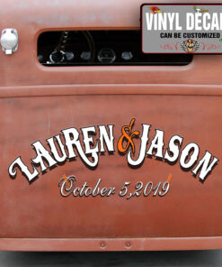 Personalized Pinstriping Lettering Hand Paint Vinyl Sticker 10549