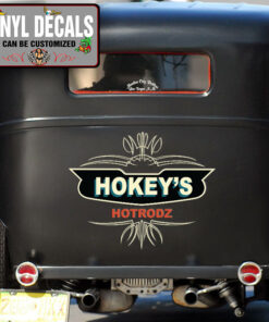 Personalized Pinstriping Lettering Hand Paint Vinyl Sticker 10577