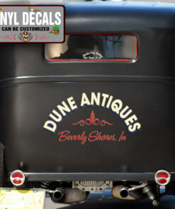 Personalized Pinstriping Lettering Hand Paint Vinyl Sticker 10578