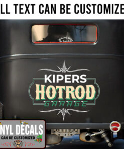 Personalized Pinstriping Lettering Hand Paint Vinyl Sticker 10581