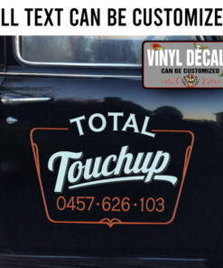 Personalized Pinstriping Lettering Sticker 11544