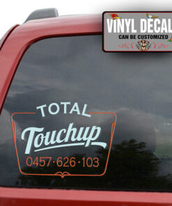 Personalized Pinstriping Lettering Sticker 11544