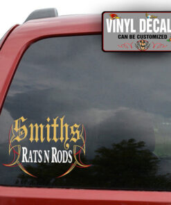 Personalized Pinstriping Lettering Sticker 11710