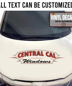 Personalized Pinstriping Lettering Vinyl Sticker 10849