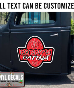 Personalized Pinstriping Lettering Vinyl Sticker 10866