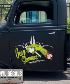 Personalized Pinstriping Low Brow Art Vinyl Sticker 10366