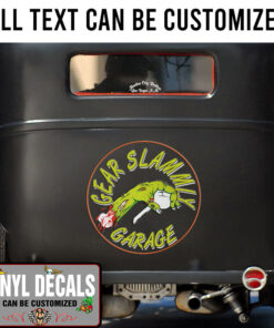 Personalized Pinstriping Low Brow Art Vinyl Sticker 10367