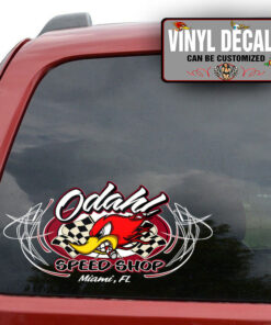 Personalized Pinstriping Mr Horsepower Lettering Sticker 11484