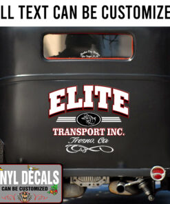 Personalized Pinstriping Rubber Duck Truck Vinyl Sticker 10786