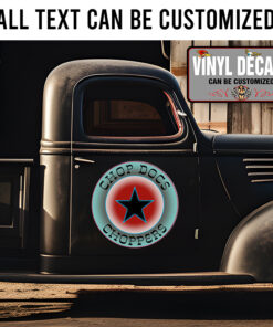 Personalized Pinstriping Star Sticker 11666