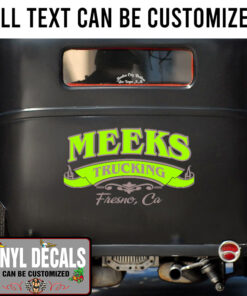 Personalized Pinstriping Truck Graphic Vinyl Sticker 10785
