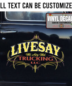 Personalized Pinstriping Truck Graphu Sticker 11352