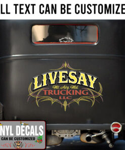 Personalized Pinstriping Truck Graphu Sticker 11352