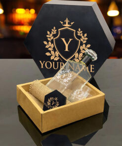 Alternative view of Personalized Whiskey Decanter Set Gifts for Birthday, Wedding, Groomsmen W9