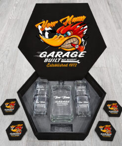 Alternative view of Kustom Kultrure Mr Horsepower Personalized Whiskey Decanter Set