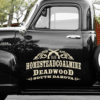 personalized Homestead coal mine Deadwood decals (2pcs)