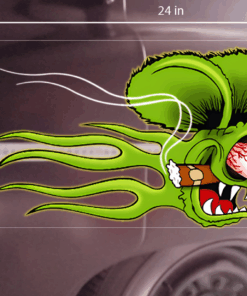 Alternative view of Rat Fink Vintage Speed Shop Lowbrow Art Set 2 Pcs decals