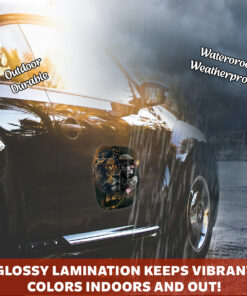 Jesus Cross and Lion of Judah Vinyl Decal - Christian Car Decals, Truck Stickers & Religious Faith Car Stickers - Durable Weatherproof Prayer