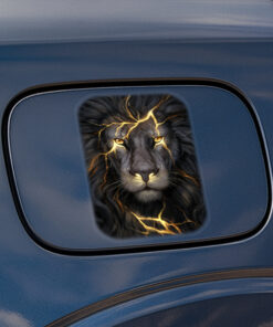 Jesus Lion Car Window Sticker - 3D Vinyl Jesus Stickers, Christian Stickers & Car Decals - Waterproof Religious Gift for Lion Lovers