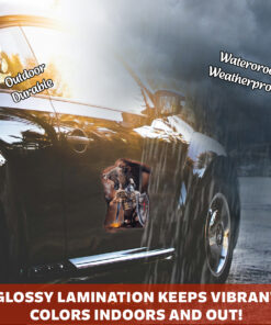 Warrior Lion of Judah Vinyl Decal - Jesus Stickers, Christian Stickers & Car Decals - Weatherproof Car Window Sticker for Cars, Trucks, Vans, Laptop