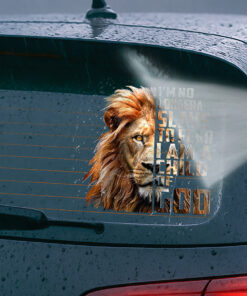 Lion Car Decal - Car Vinyl Decal Lion, Lion Sticker for Truck & Leo Symbol Car Window Decal - Waterproof Animal Sticker for Wall, Bumper, Laptop