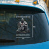 Christian Templar Car Decal - He Who Kneels Before God Knight Crusader Vinyl - Catholic Decals for Cars & Christian Window Decals