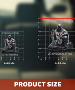 Christian Templar Car Decal - He Who Kneels Before God Knight Crusader Vinyl - Catholic Decals for Cars & Christian Window Decals